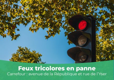 Feux tricolores en panne