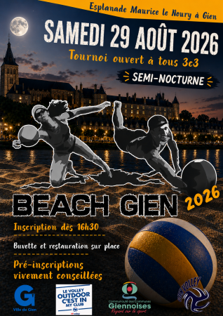 Tournoi beach volley