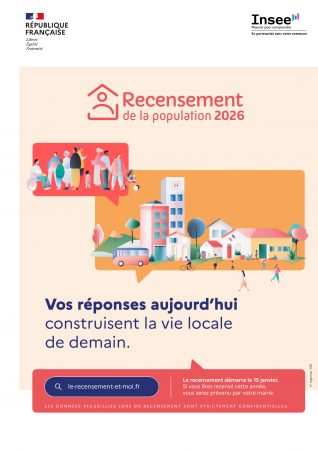 Recensement de la population 2026