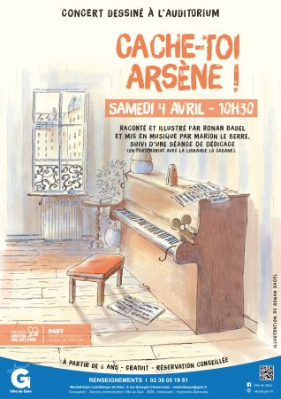 Concert dessiné : Cache-toi Arsène !