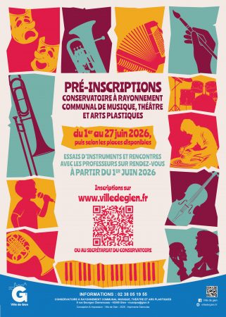 Inscription Conservatoire à rayonnement communal de Musique, Théâtre & Arts Plastiques