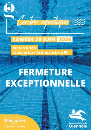 Fermeture du centre aquatique