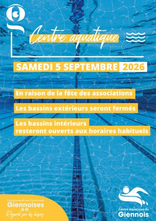 Horaires Centre aquatique du Giennois