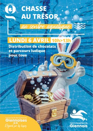 Chasse au trésor au centre aquatique