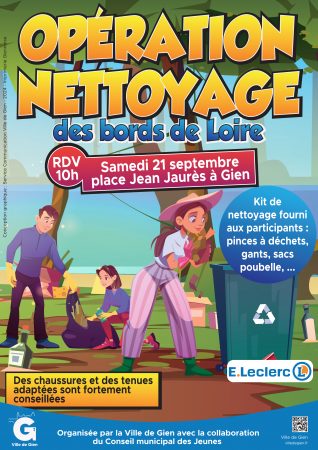 Opération Nettoyage des bords de Loire