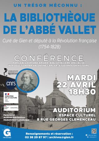 Conférence - Un trésor méconnu : La bibliothèque de l'Abbé Vallet