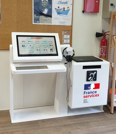 Borne visio France Services