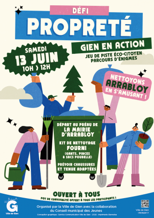 DÉFI PROPRETÉ, GIEN EN ACTION