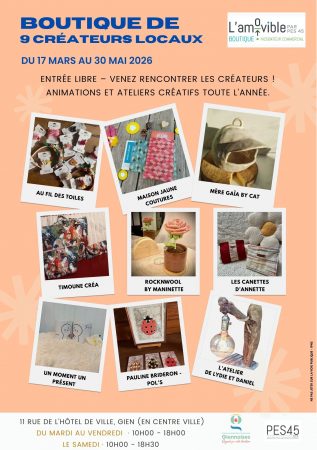 Boutique 9 créateurs locaux